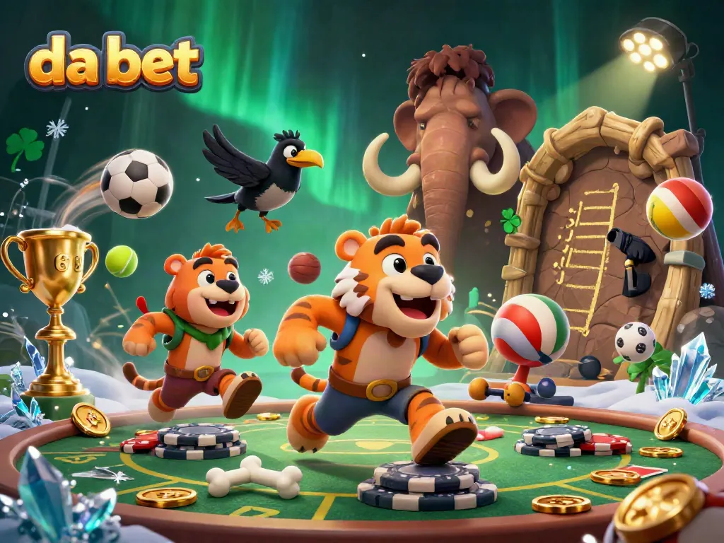 Bet big with da bet in an exciting casino scene highlighting unique games and vibrant energy.