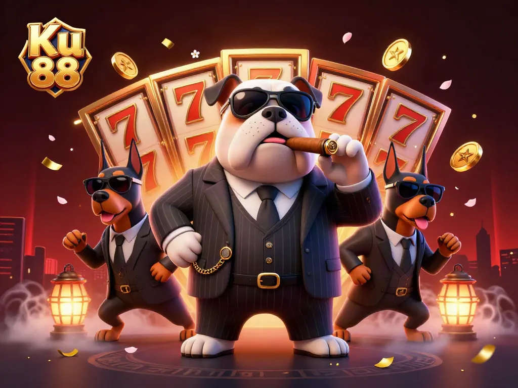 Experience thrilling moments at Ku 88 with a lively casino scene showcasing exciting slot gameplay.