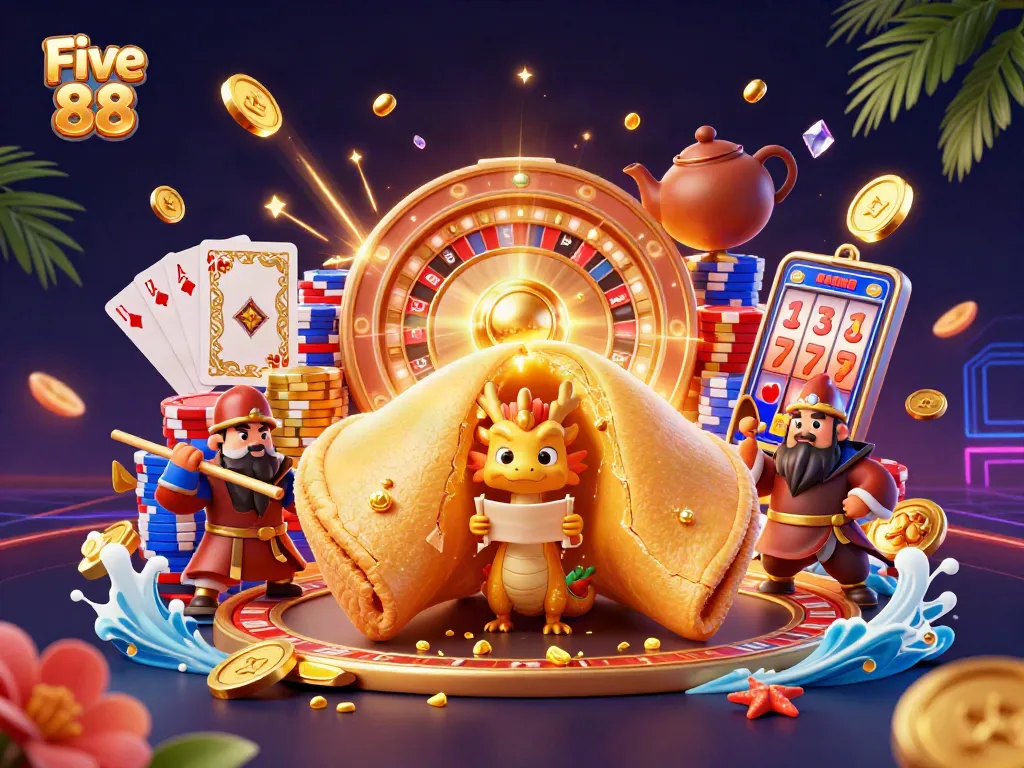 Experience thrilling wins at Five 88, where golden fortunes await amidst exciting casino action.