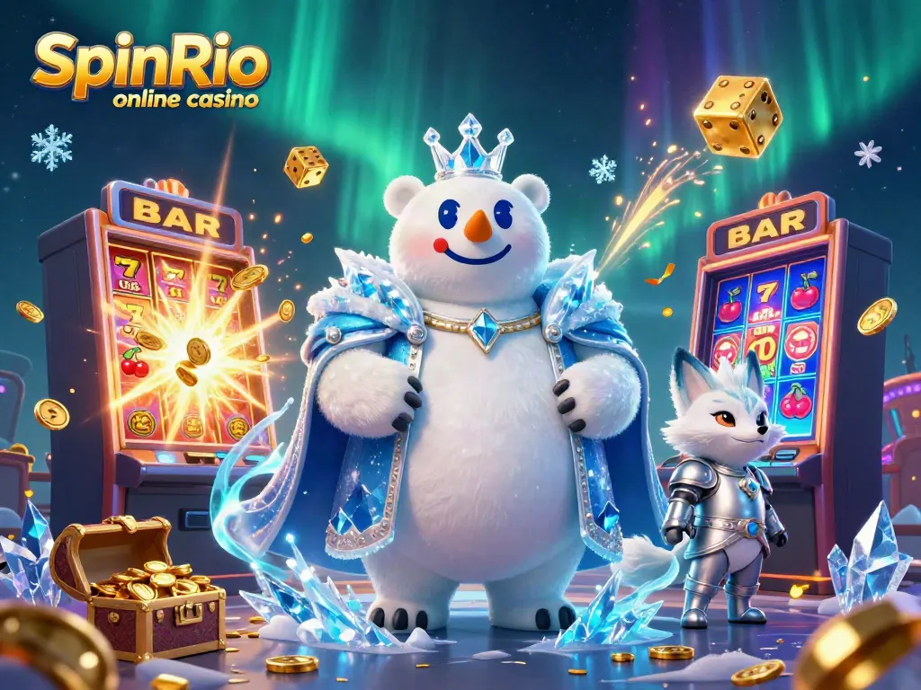 Experience the excitement at SpinRio online casino with vibrant characters and jackpot-themed elements.