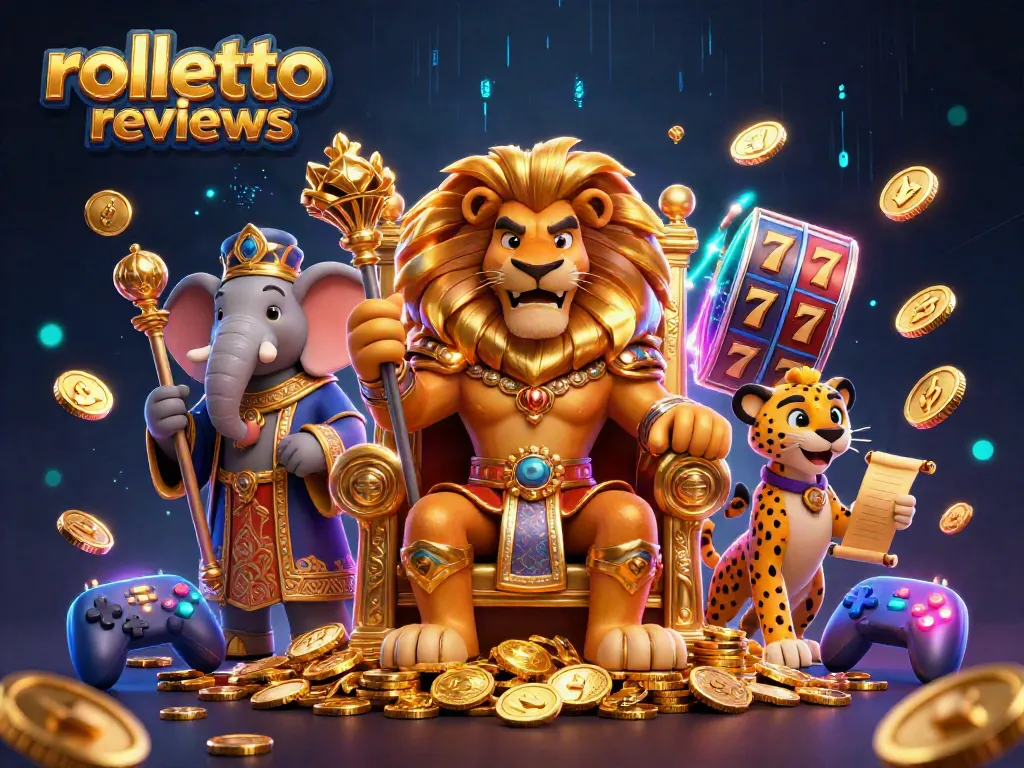 Enhance your gaming with rolletto reviews showcasing vibrant slot reels and dynamic casino elements.
