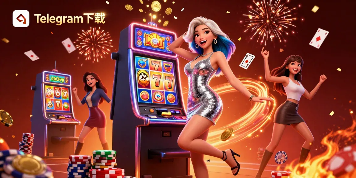与Telegram下载一起旋转老虎机，兴奋充满赌场，带来大奖和节日装饰。