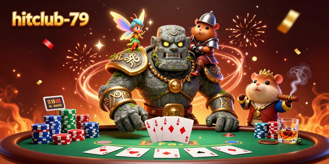 Experience thrilling poker action at hitclub-79 with dynamic characters and exciting casino elements.