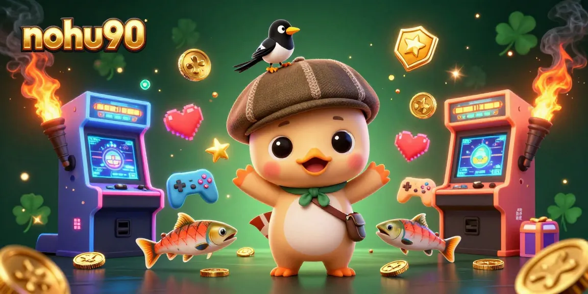 Experience the excitement of nohu90 with vibrant 3D casino characters and interactive game elements.