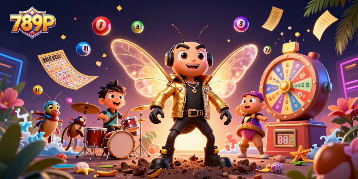 Engage in thrilling moments at 789P with vibrant lottery elements and dynamic characters.